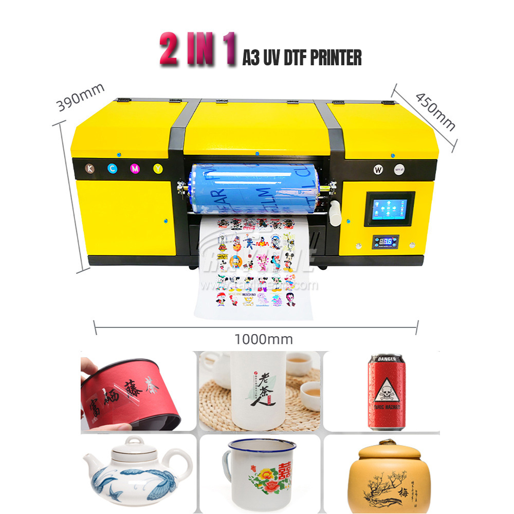 Foil Transfer Machine - Twee-in-één UV DTF-printer voor het printen
