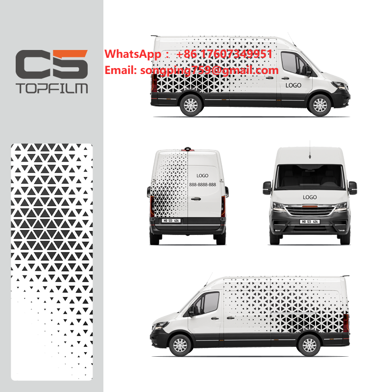Commercial Vinyl Printing - Op maat gemaakte geprinte auto wrap