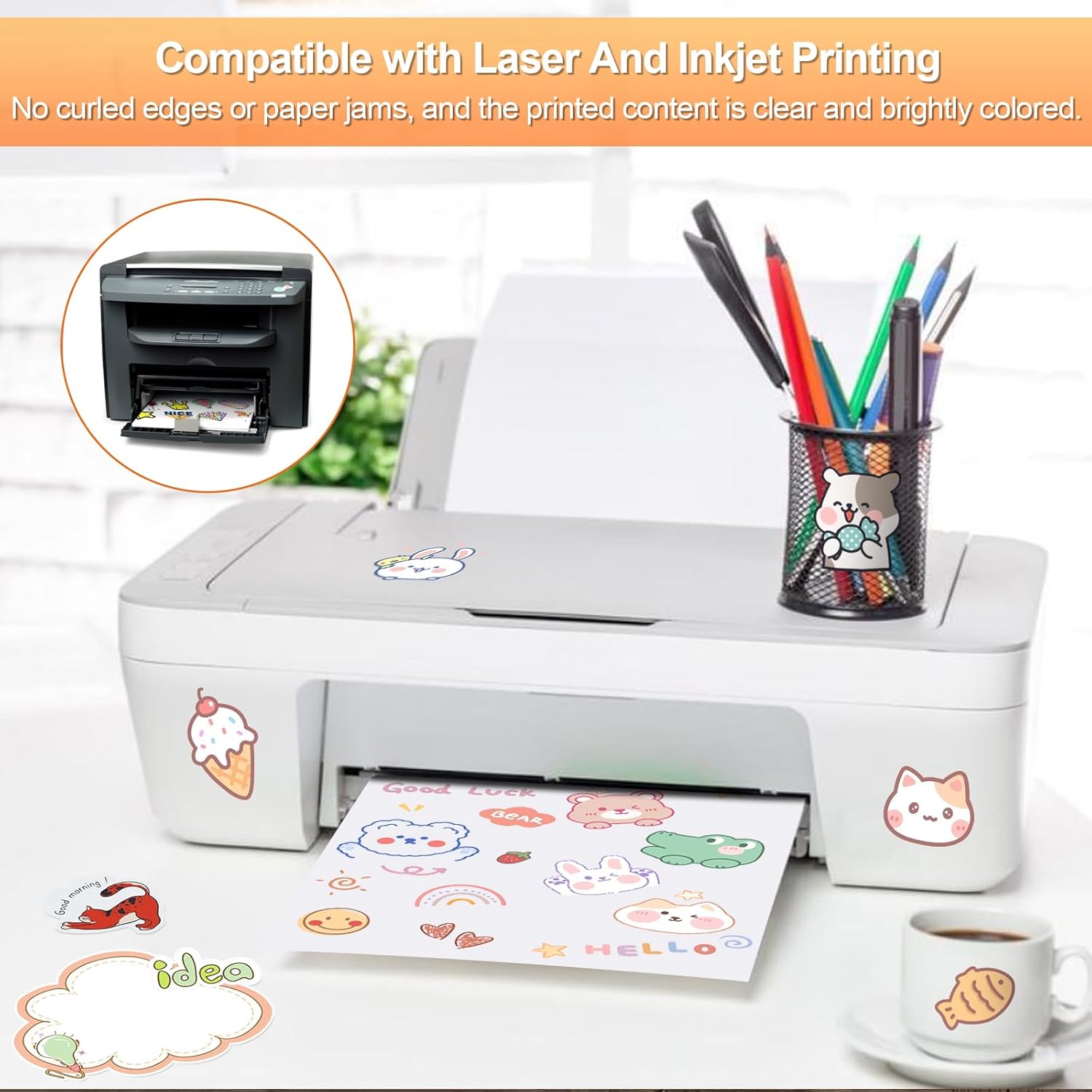 10/20/30/40/50 vellen A4 mat w - Commercial Vinyl Printing recensie en prijs