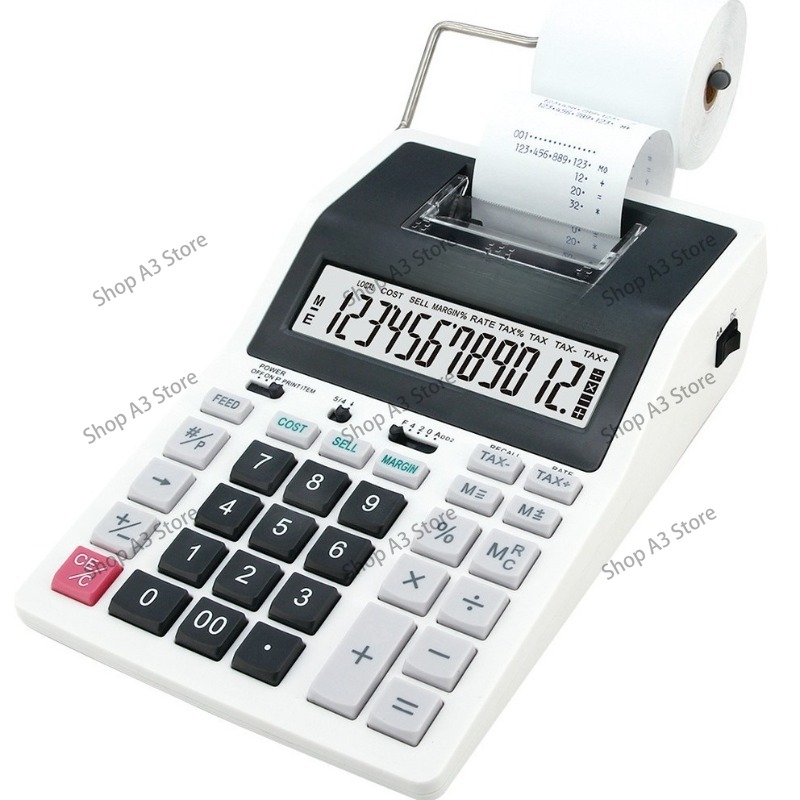 Kantoor Financiële Monochrome  - Commercial Printing Calculator recensie en prijs