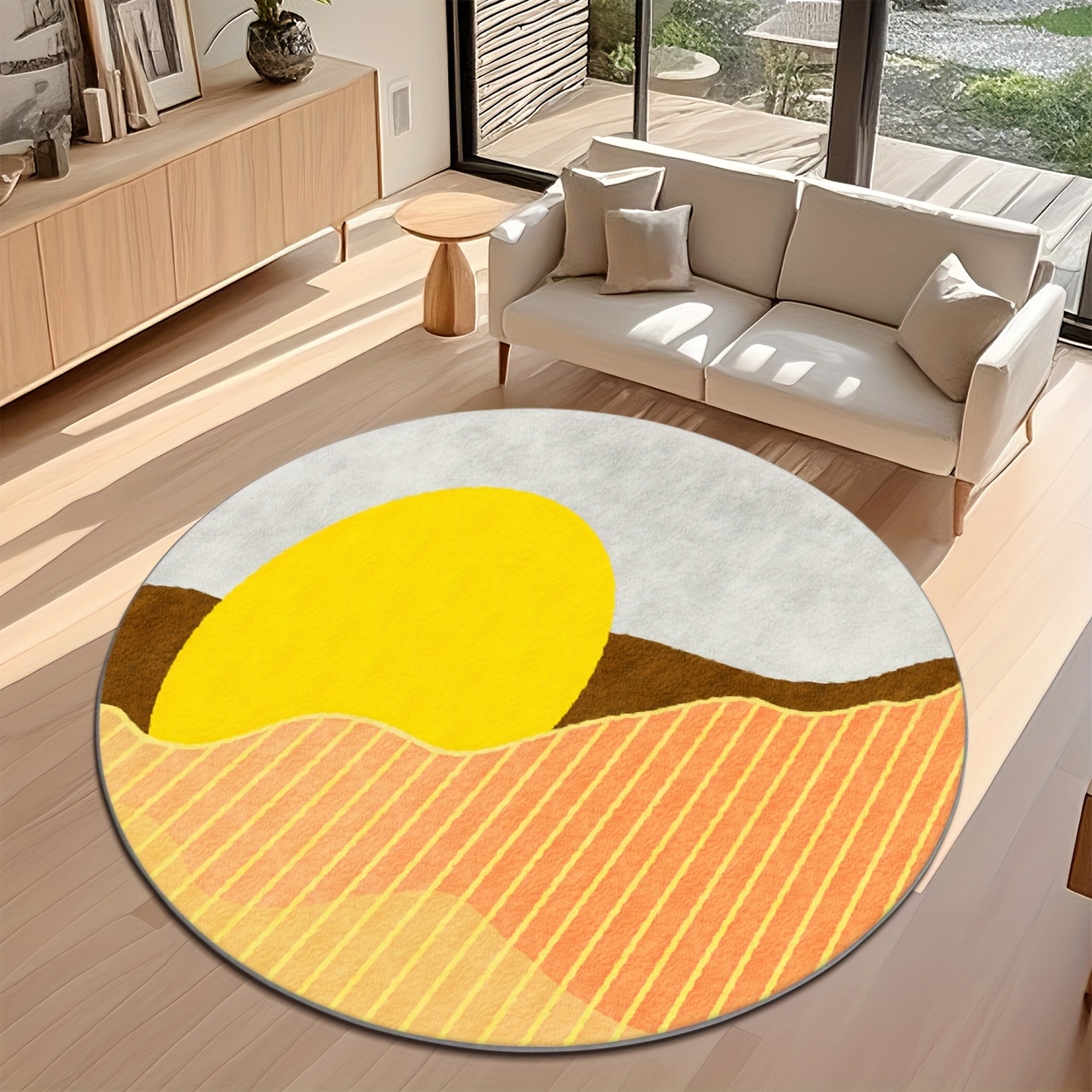 Mid-Century Modern rond vloerk - Wholesale Commercial Printing recensie en prijs