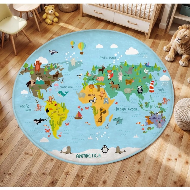  Speelronde vloermat Dierenwe - Wholesale Commercial Printing recensie en prijs