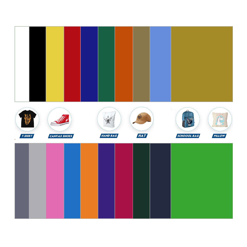 20 Kleuren Pvc Warmte Overdrac - Commercial Vinyl Printing recensie en prijs