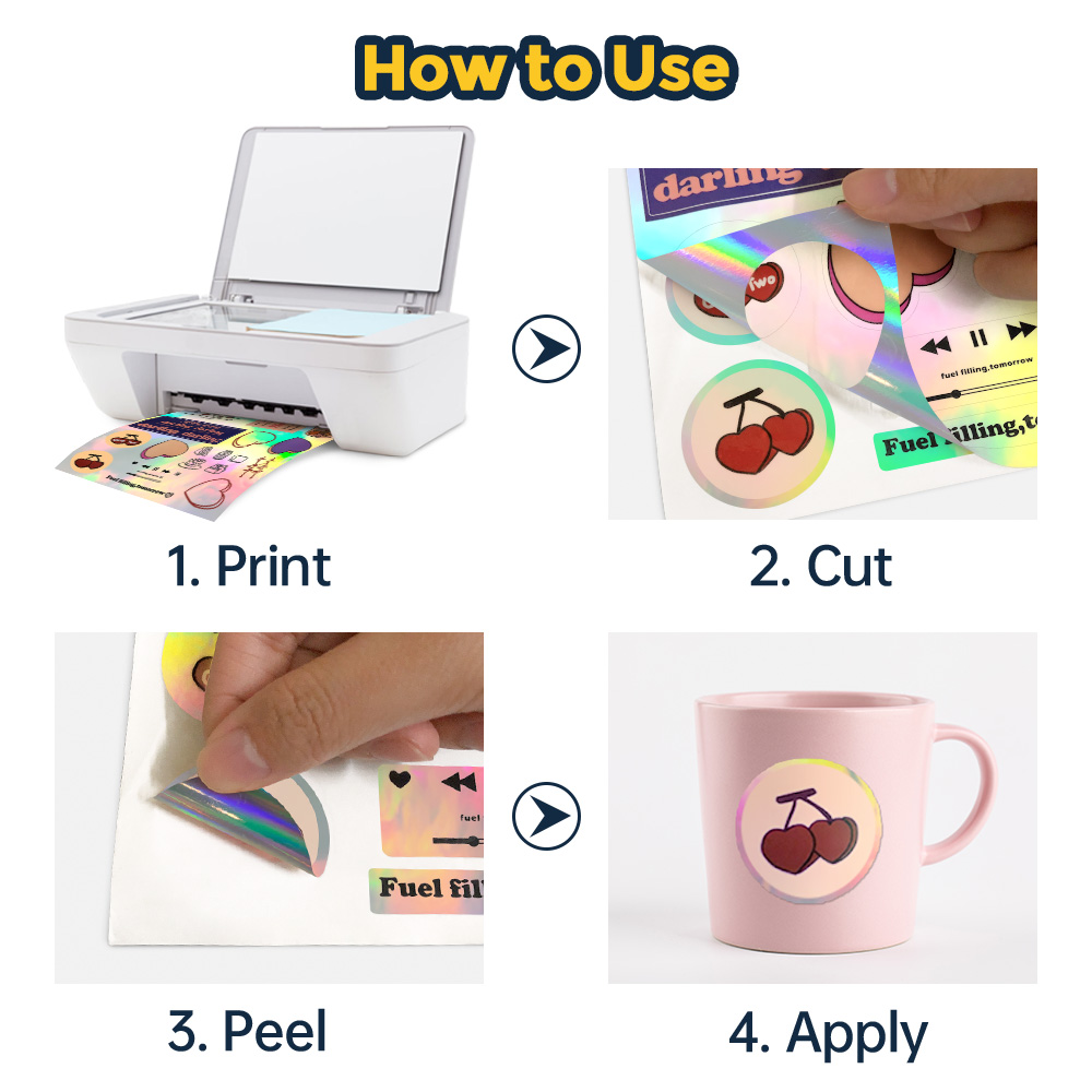 10 Vellen Holografische Printa - Commercial Vinyl Printing recensie en prijs