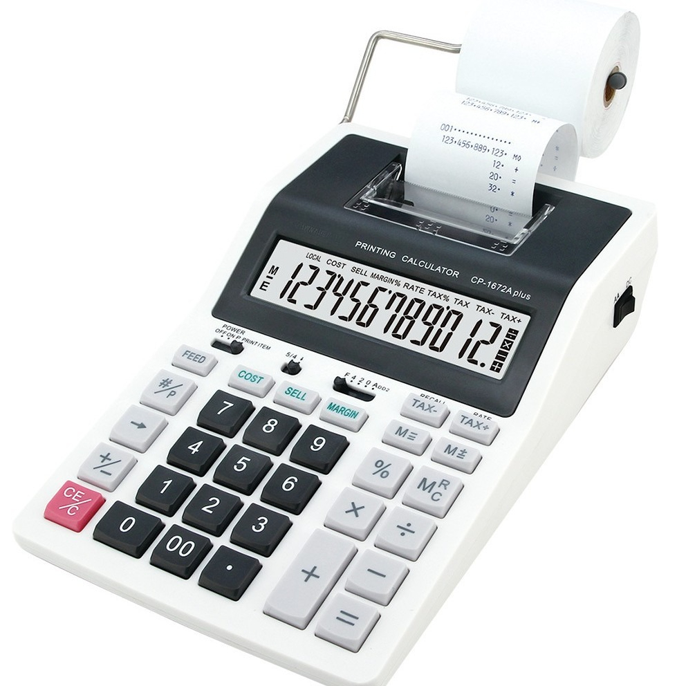 Kantoor Financiële Monochrome  - Commercial Printing Calculator recensie en prijs