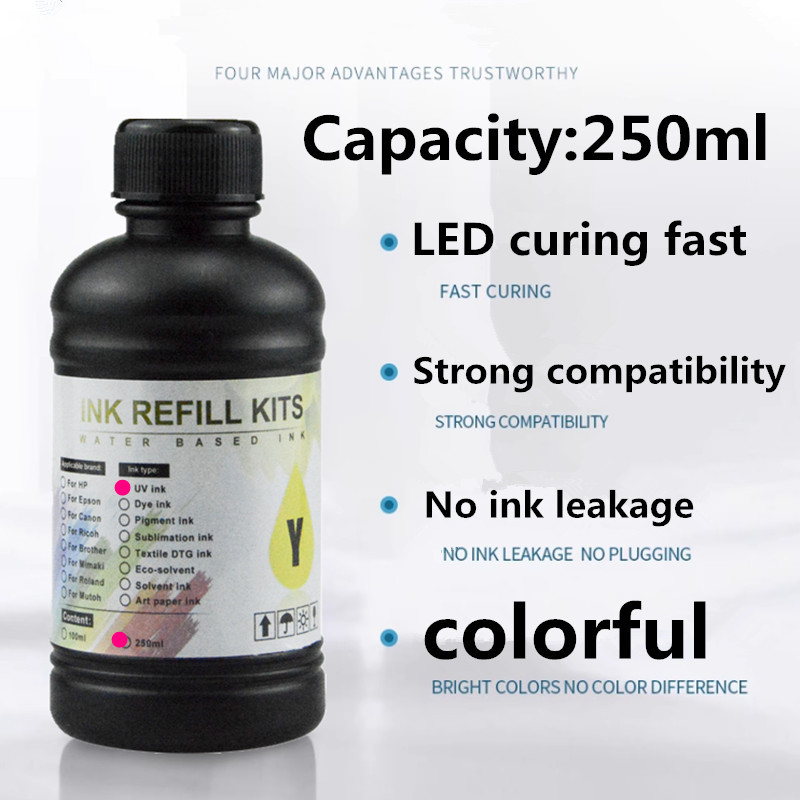 250ML/Fles UV Harde Inkt LED U - Printhead Dx5 Epson recensie en prijs